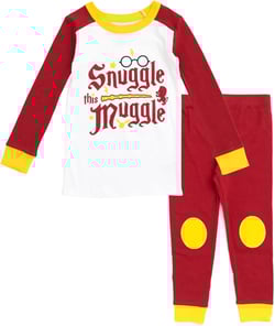 Harry Potter Pajama Shirt and Pants Set Infant to Toddler 12 Months White / Red