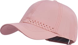 Women Quick Drying Baseball Cap Sun Hats Mesh Lightweight UV Protection for Outdoor Sports - Multiple Colors #2 Dark Pink