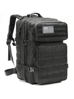 1pc 45l Unisex Tactical Backpack, 3p Outdoor Travel Rucksack Travel Bag