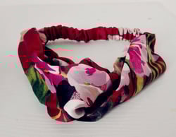 Women Lady Flower Boho Bohemian Cross hair head headband band Scarf Wrap Bandana