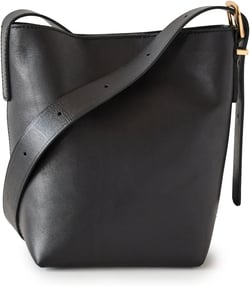 Madewell Women's The Chain-Strap Crossbody Bag in Leather True Black