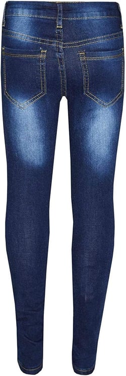 Unisex Babies' Boys Girls Skinny Jeans Pants Clothes Pull-On Pant Slim Jeans Elastic Waist Trouser Casual Fashion Pants Dark Blue