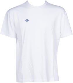 ARENA Unisex Adults Icons Cotton T-Shirt Short Sleeve Loose Fit Athletic Gym Workout Top Men’s and Women’s Active Tee X-Large White