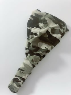 Women BOHO Camouflage Army Camo Green Soft Wide hair headband band Wrap Bandana