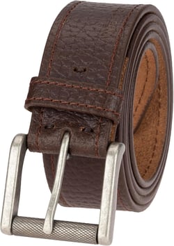 Wrangler Men’s Leather Casual Everyday Belt for Jeans