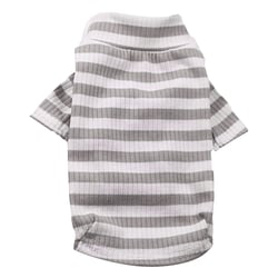Winter Sweater Clothes for Cat and Small Dog Pet Winter Stripe Color Bottoming Dog Costumes Pet Dog Cat Clothes Vest Shirt Shirt Pullover Coat (Grey, XXL) Grey XX-Large