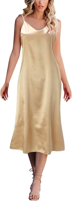 SBGMoSJ Long Silky Nighty Silk Slip Nightgown Plus Size Women's Sexy Satin Kimono Robe Lace Nightgown with Thong Silk Pjs Women Sexy Night Dress for Adult Women Silk, 3X-Large