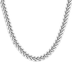 Savlano 925 Sterling Silver 6.5MM Italian Miami Cuban Link Chain Necklace for Men & Boys - Made in Italy Comes With a Gift Box 22.0 Inches
