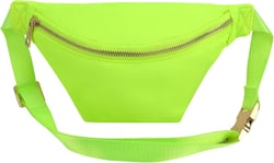 Small Waist Bag Mini Belt Bag Crossbody Fanny Bag for Women Neon Travel Fanny Pack(Neon Green)