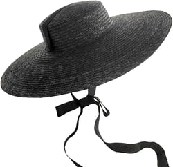 Womens Wide Brim Sun Hat with Wind Lanyard for Woman Girl Straw Weaving Hat Outdoor Anti-Uv Sunshades Hat Oversize Brim Fisherman Hat