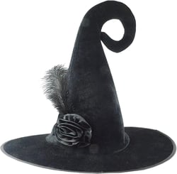 Women Baseball Cap Witch Headdress Hat Hat Prom Hat Party Performance Hat Indian Black Magician Baseball Caps Black One Size