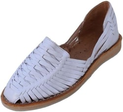 Macarena Collection Sandals women Huarache Sandal Colorful Leather Mexican Style 3050 Flat