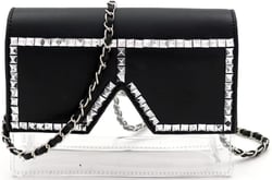 Womens Girls Novelty Studded Sunglass Theme Transparent Clear Crossbody Shoulder Bag Purse Handbag