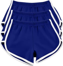 Generic Swim Shorts Shorts Women's Yoga Sports Summer Shorts Yoga Shorts Exercise Running Fitness Shorts 2pc Swim Shorts Blue-b X-Large
