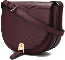 MKF Collection Shoulder Bag for Women, Vegan Leather Crossbody Handbag Purse Adalyn Burgundy
