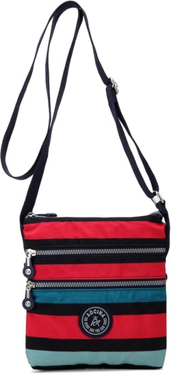AOCINA Crossbody Purses for Women Lightweight Small Travel Bag Shoulder Purses and Handbags with Multi Zipper Pockets Stripes