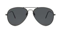 Foster Grant Men's Aviator Fashion Sunglasses Gunmetal
