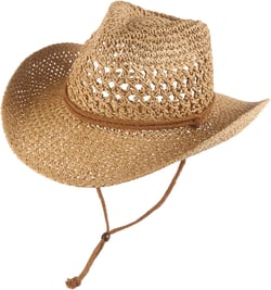 Straw Cowboy Hats Wide Brim Cowgirl Hat Sun Hat for Women/Men Western for Holiday Party Foldable Vacation Beach Sun Hat,Khaki