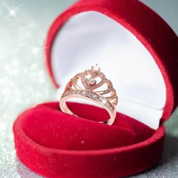 Besaacan Jewelry Clearance！ Full Diamond Zircon Crown Hollow Rings Women Fashion Rose Gold Diamond Zircon Ring Ladies Jewelry Diamond Rings for Women Size 5 10 Ring Rose Gold 10