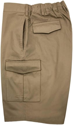 Falcon Bay Big & Tall Men's Cargo Shorts with Expandable Comfort Waistband XX-Large Big Khaki