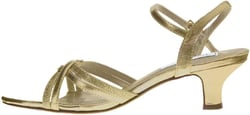 Touch Ups Women's Melanie Ankle Strap Sandal 7.5 Gold