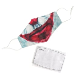 Washable Fabric Face Mask With Adjustable Ear Loops - Joker Face Print