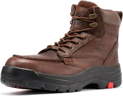 ROCKROOSTER Work Boots for Men, Oiled Leather 6 inch Durable Wide Work Shoes(AK370-AK371-AK372) 8.5 Wide Ak371, Soft Toe