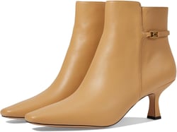 Coach Women's Rebecca Leather Bootie Ankle Boot 9 Tan