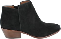 Sam Edelman Women's Pryce Ankle Bootie 6.5 Medium US Black Suede