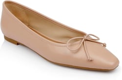 Badgley Mischka Women's Cam Ballet Flat 10 Blush Nude