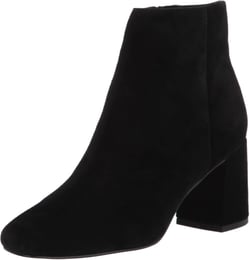 Bella Vita Women's Ankle Boot 6 X-Wide Black Suede Leather