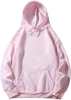 Mmoneyake Women Hoodies Oversized Fleece Long Sleeve Comfy Casual Basic Pullover Sweatshirts Loose Sweatshirt Fall Outfits Small Light Pink