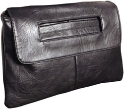 Women Handbags PU Leather Female Clutch Handbag Messenger Bag Large Solid High Capacity Black