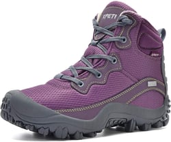 XPETI Women's Dimo Mid Waterproof Hiking Boot Non Slip 6.5 Purple-2