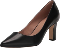 Cole Haan Women's Mylah Heel Pump, 75mm 5.5 Black Leather
