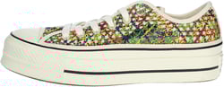 Converse Women's CTAS Print Platform Lift Low Top Sneaker 9 Multicolor