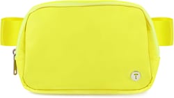 Belt Bag For Women Girls Kids Fanny Pack Crossbody Bag Fashionable Waist Packs With Adjustable Strap Waterproof For Travel Walking Running Hiking Neon Yellow 02:Fluorescent Yellow