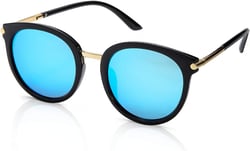 OKH Cat Eye Sunglasses with Polarized Lens, Oversized Vintage Shades for Women, Fashion Outdoor UV Protection Glasses