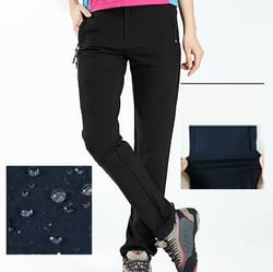 Cuekondy Men and Women Hiking Pants Casual Quick Dry Water Proof Rain Pant Warm Windproof Pants
