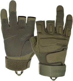 Seibertron Men Or Women XXS to XXL Fingerless/Half Finger Sports Outdoor Tactical Gloves Medium S.O.L.A.G-T-Army Green