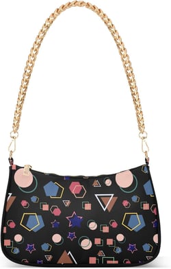 Women's Handbags Tote Crossbody Bag Stylish Purse Ladies Shoulder Bag Handbag Monochrome Checkerboard Crescent Bag 80s 90s Pastel Basic Shape 10