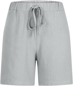 Cotton Linen Shorts for Women Lightweight Loose Beach Shorts Workout Summer Solid Color Athletic Shorts Lounge Shorts Medium Gray