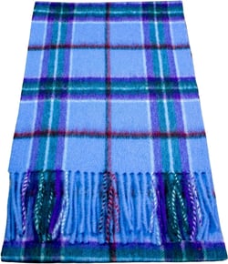 World Peace Scottish Tartan Soft Warm Lightweight Lambswool Scarf for Men Women