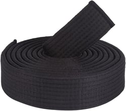 NOBRAND Black Jiu Jitsu Belt Polyester Martial Arts Belt Judo Jiu-Jitsu TKD Aikido Uniform Ranking Belt Long Soft Universal Fit Belts Taekwondo for Men Women Sports Training Equipment 9.2ft