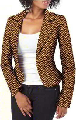 African Women Jacket Coat Wax print Top Dashiki Casual Ankara Clothing Traditional Clothes XX-Small 747