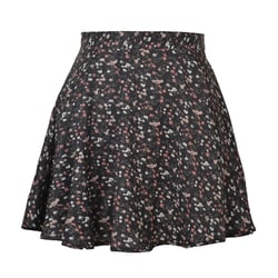 Summer new women' floral print skirt high waist umbrella mini skirt Female invisible zipper chiffon print short skirt women 2022