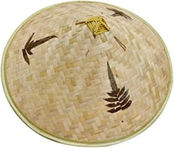 Bamboo Hat Retro Traditional Chinese Style Sun Hat Handmade Asian Straw Hat Conical Hat Bamboo Fishing Sunshade Hat for Women and Men Outdoor|Bucket Cap Colorful