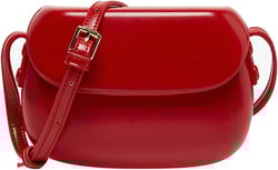 Aipjoy Small Crossbody Purses for Women,Y2K Saddle Purses,Mini Cross body Bags,Small Purses with Adjustable Strap Red