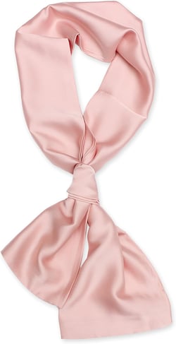 vimate Satin Hair Scarf for Women Fashion Silk Feeling Neck Scarf Purse Scarf for Handbag Belt Scarf Etc A61#. Pink/59''*5.5''