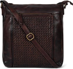 Leather Crossbody Bags For Women - Trendy Ladies Shoulder Bag - Women's Cross Body Handbag - Medium Size Leather Purse